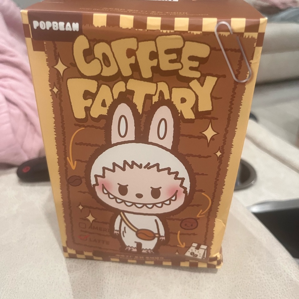 Popbean Coffee Factory Plush Pendant CRYBABY NEW